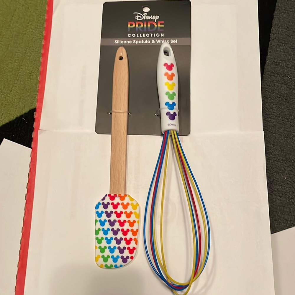 Disney Pride spatula and whisk set